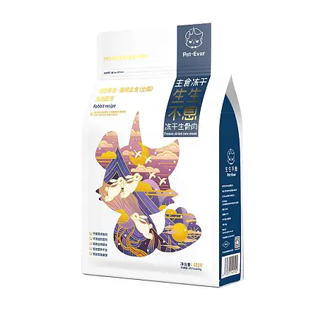 PET-EVER 生生不息 Freeze Dried Raw Cat Food 兔肉冻干