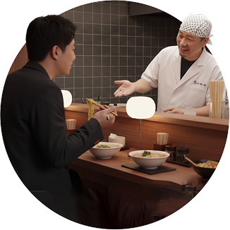 Kitchen staff preparing food