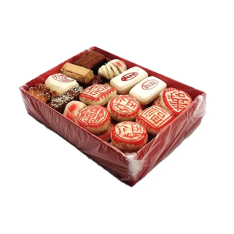 天津特产老式清真香油糕点桂顺斋老八件礼盒