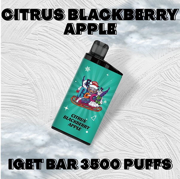 IGET Bar 3500 Puffs Citrus Blackberry Apple