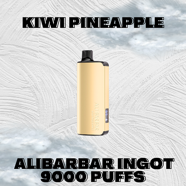 Alibarbar Ingot 9000 Puffs Kiwi Pineapple