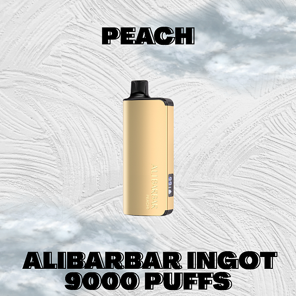 Alibarbar Ingot 9000 Puffs Peach