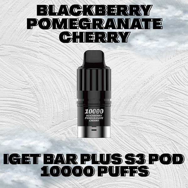 IGET Bar Plus S3 Pod Blackberry Pomegranate Cherry