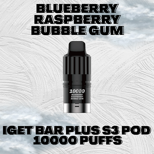 IGET Bar Plus S3 Pod Blueberry Raspberry BubbleGum
