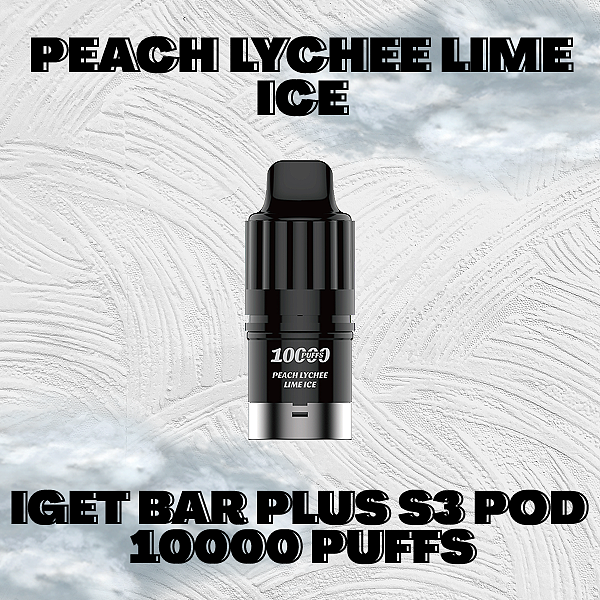 IGET Bar Plus S3 Pod Peach Lychee Lime Ice