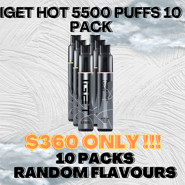 IGET Hot 10 Pack Sales Bundle Set Flavours