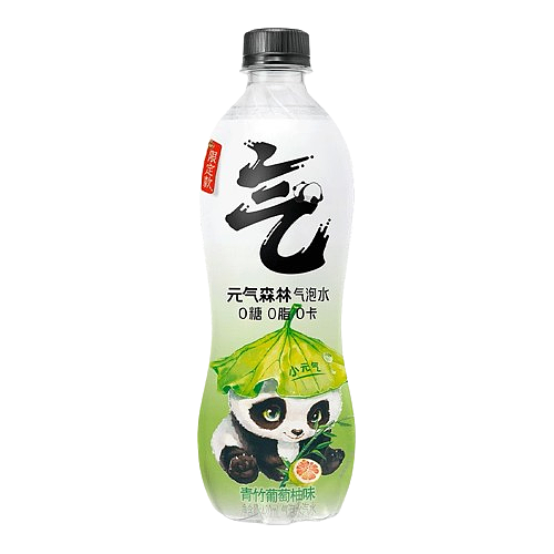 元气森林 限定款气泡水 青竹葡萄柚味 480ML