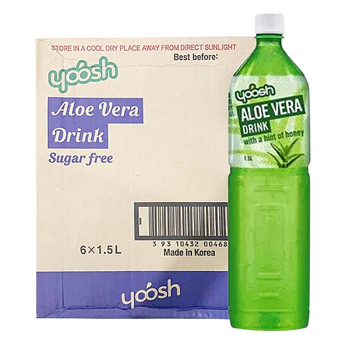 【整箱】YOOSH 芦荟饮料 1.5 L*6