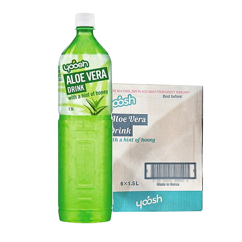 【整箱】YOOSH 无糖芦荟饮料 1.5L*6