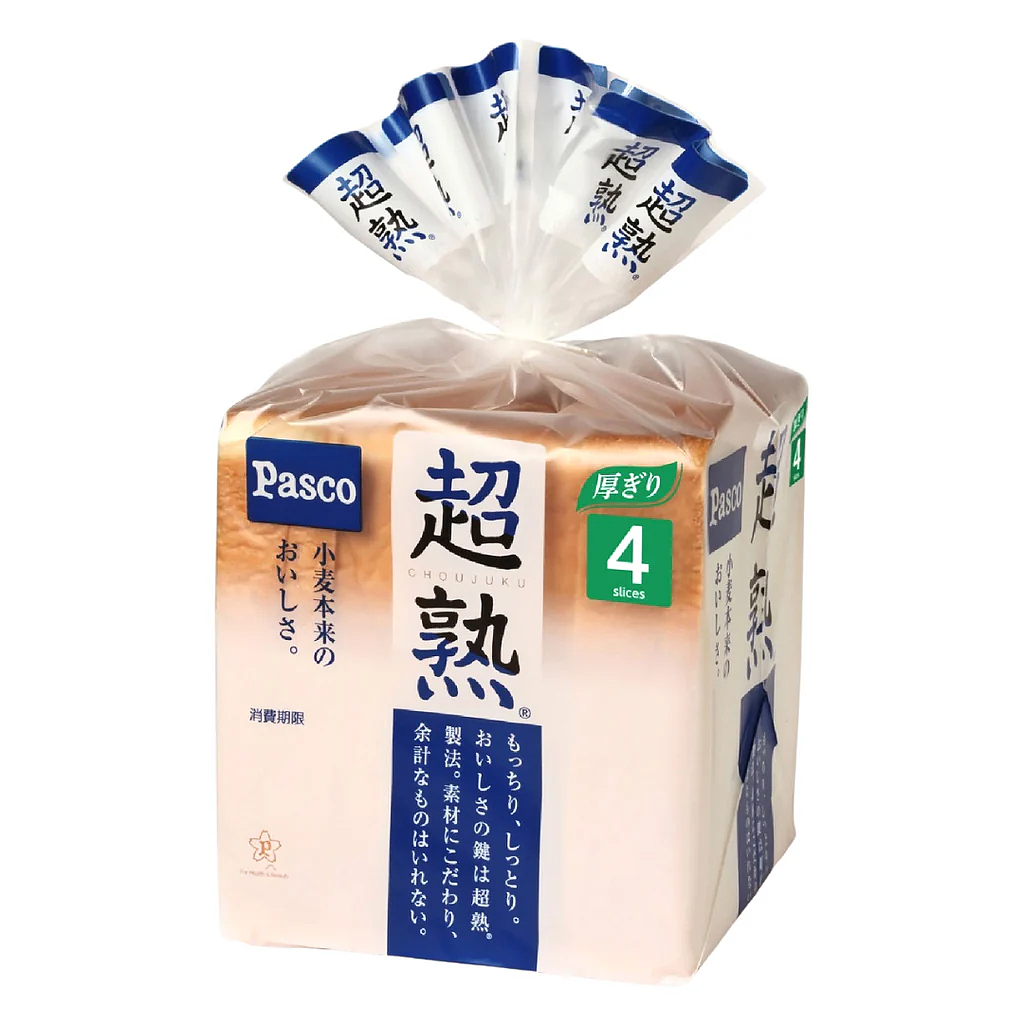 【冻】Pasco 超熟厚切面包 4片