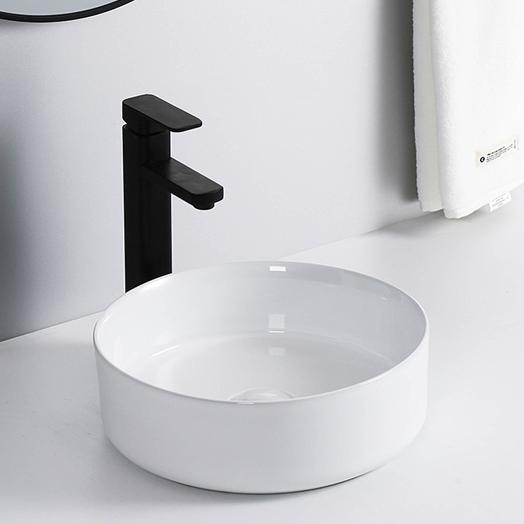 BC9003  Round Counter Top Ceramic Basin