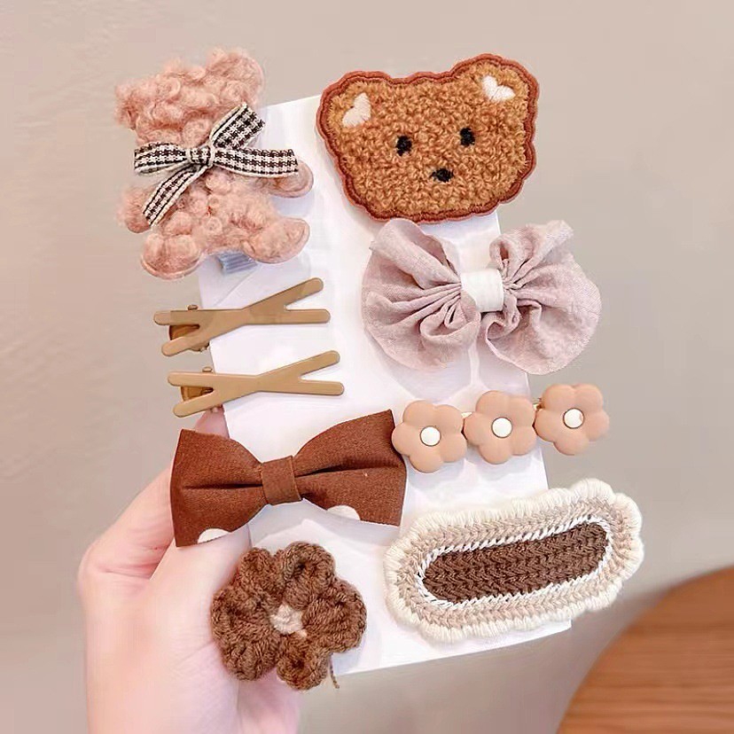 Cute Hair Clips Set