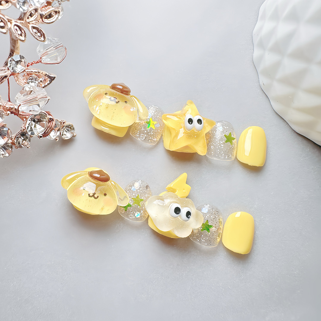 Pom Pom Purin (kids' nails)