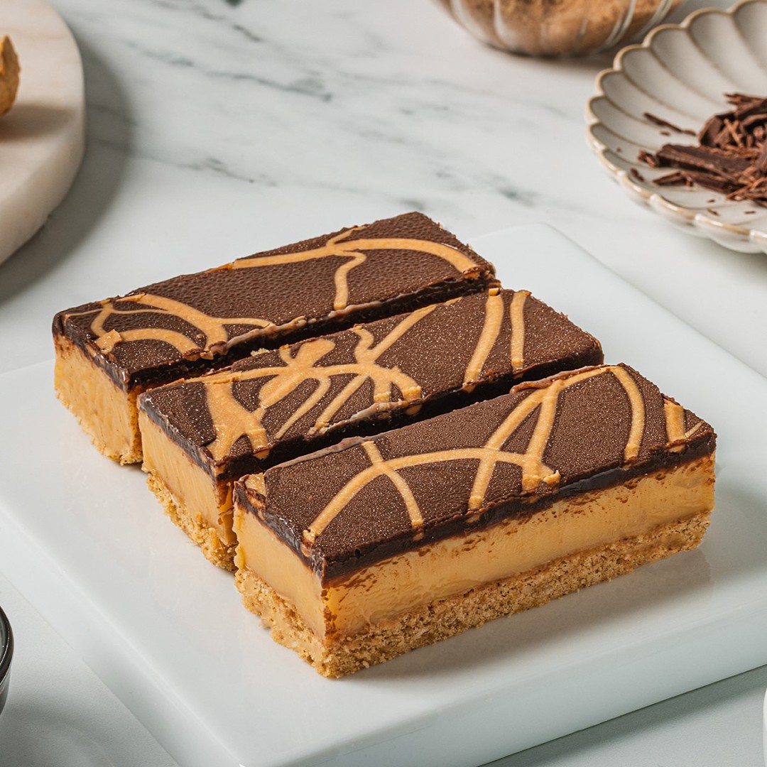 Caramel Slice 🥦🥜✅(GF) (15 pcs)