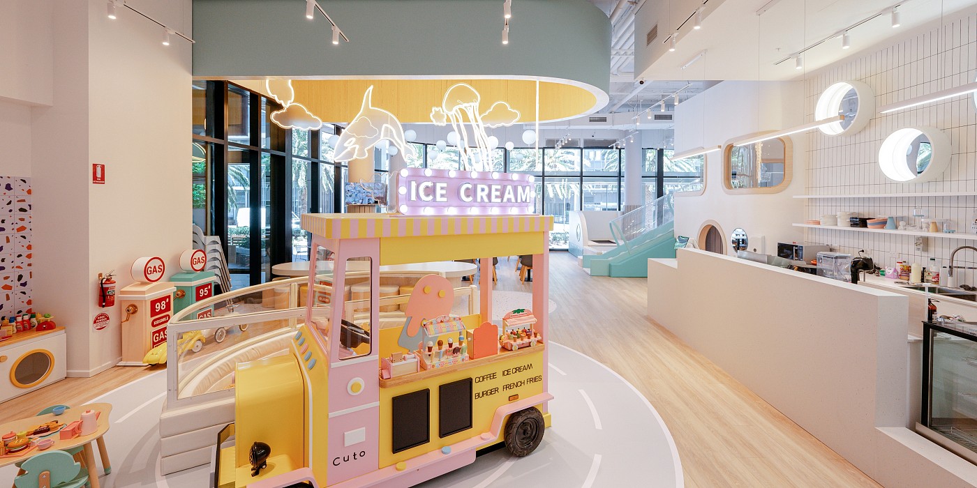 Cuto Kids Cafe indoor play area and cafe space for families