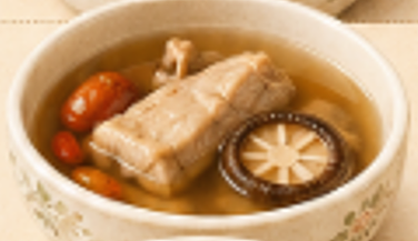 三号汤 鳄鱼肉海底椰珍菌汤
