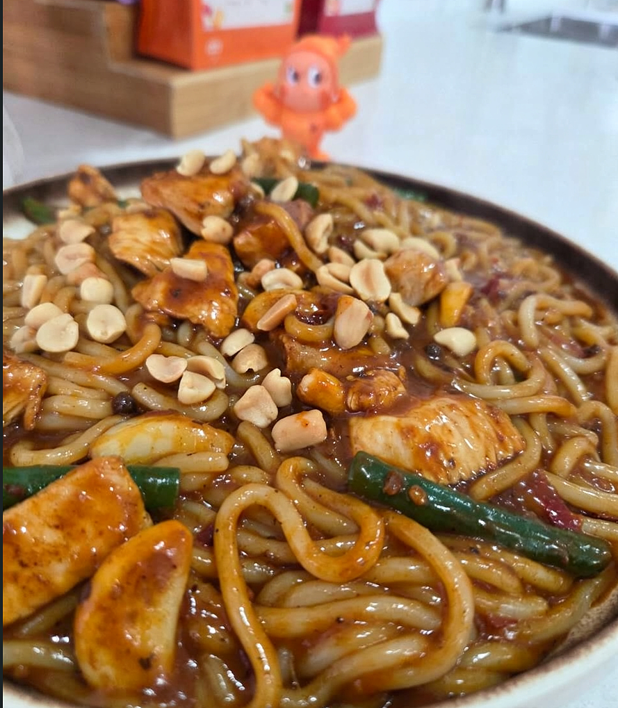 新疆炒米粉（鸡肉）