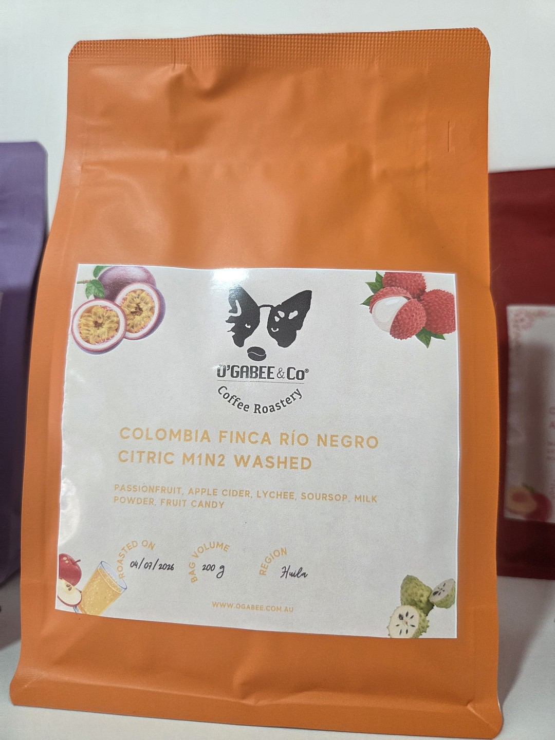 Colombia Finca Rio Negro Citric M1N2 Washed