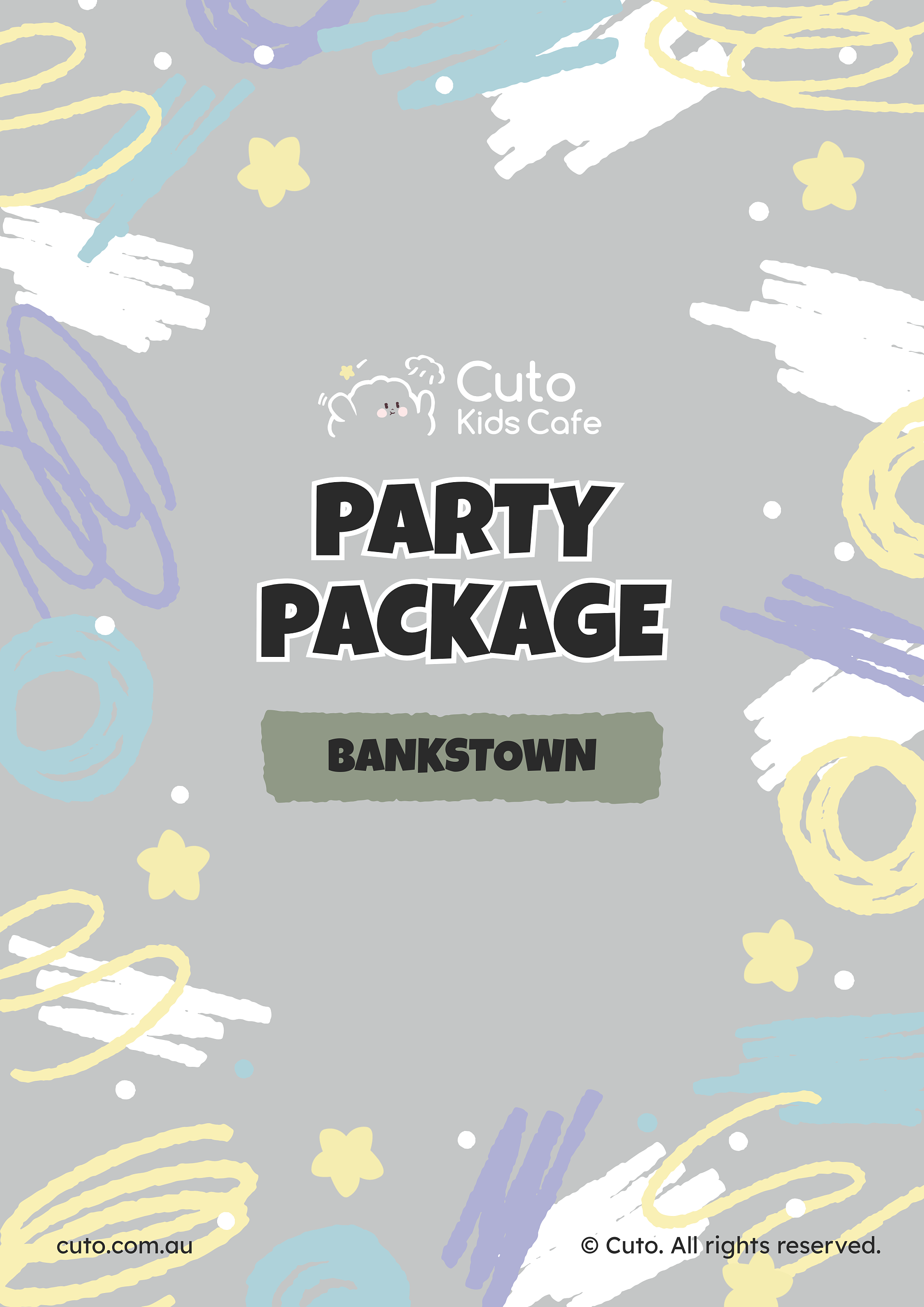 Bankstown kids birthday party packages and price guide at Cuto Kids Cafe