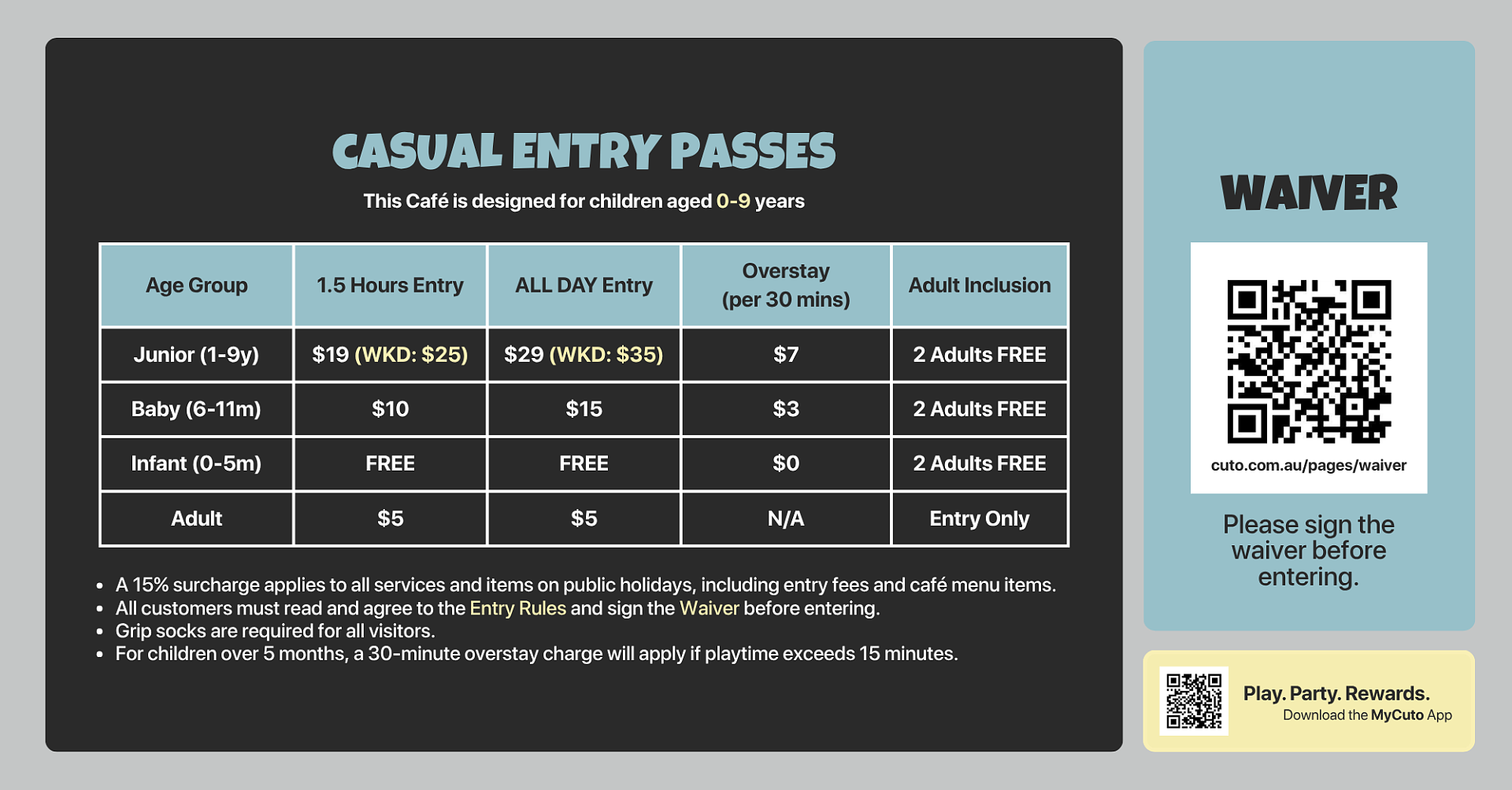 Leppington Kids Play Entry Prices & Passes at Cuto Kids Cafe Leppington Kids Play Entry Prices & Passes at Cuto Kids Cafe