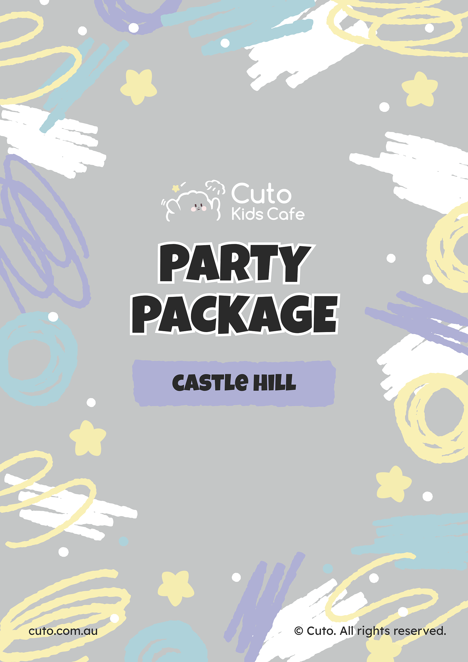 Castle Hill kids birthday party packages and price guide at Cuto Kids Cafe