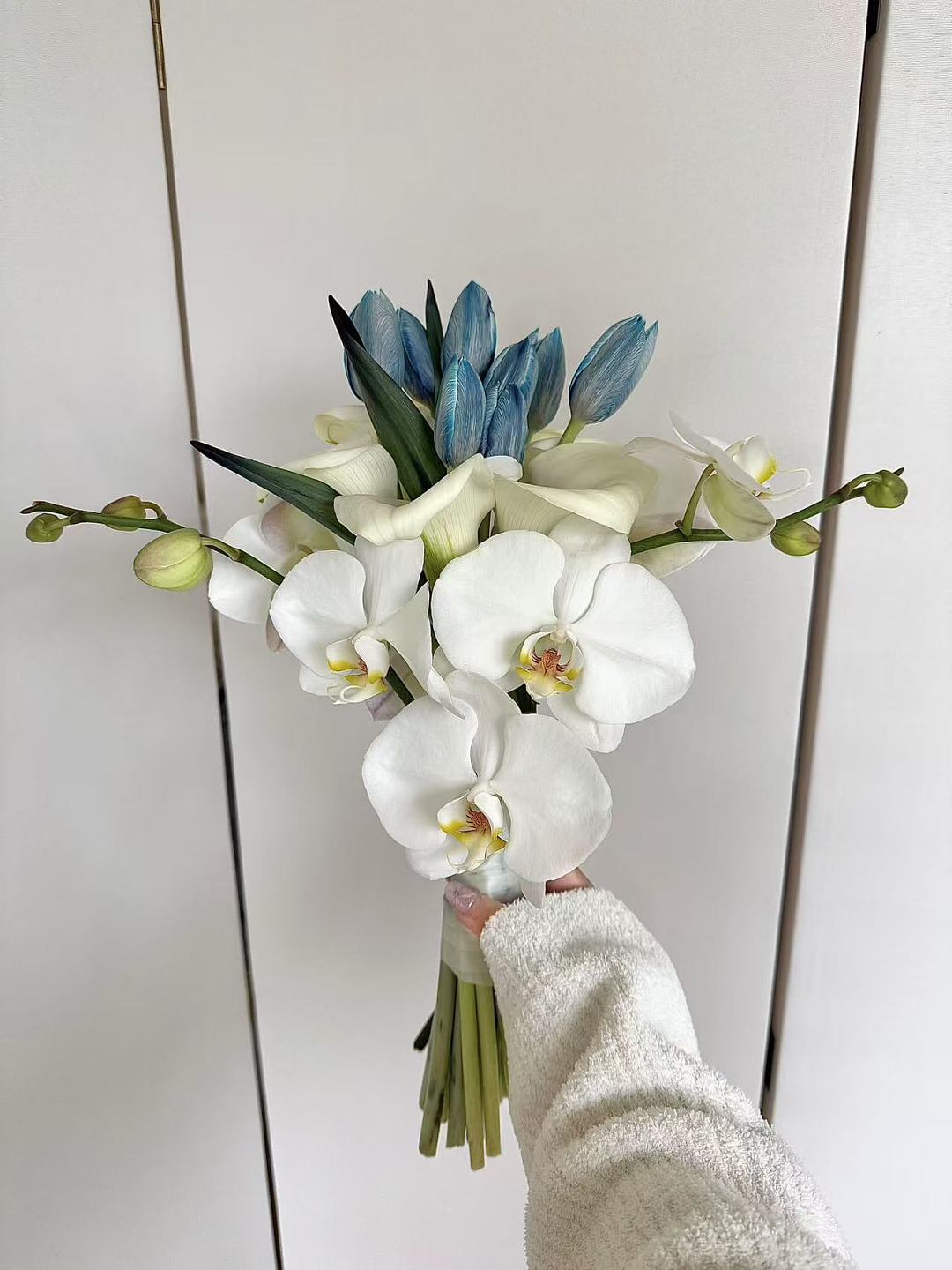 Classic Orchids Graduation Hand Bouquet