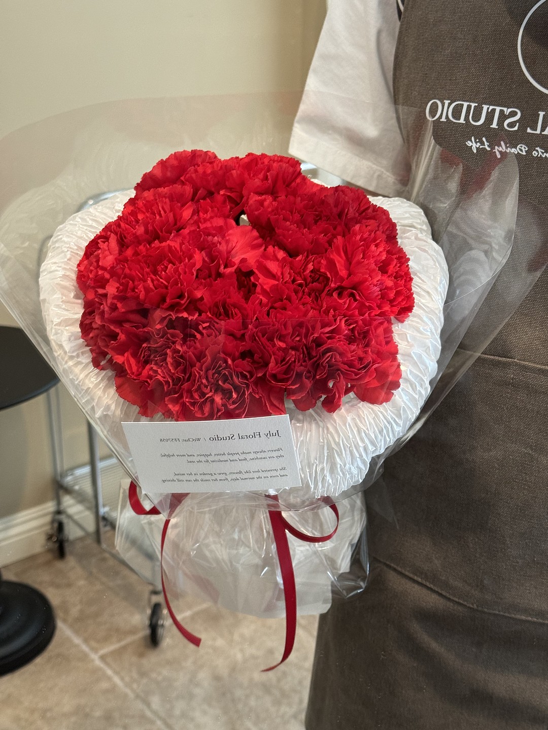 22 Red Carnations