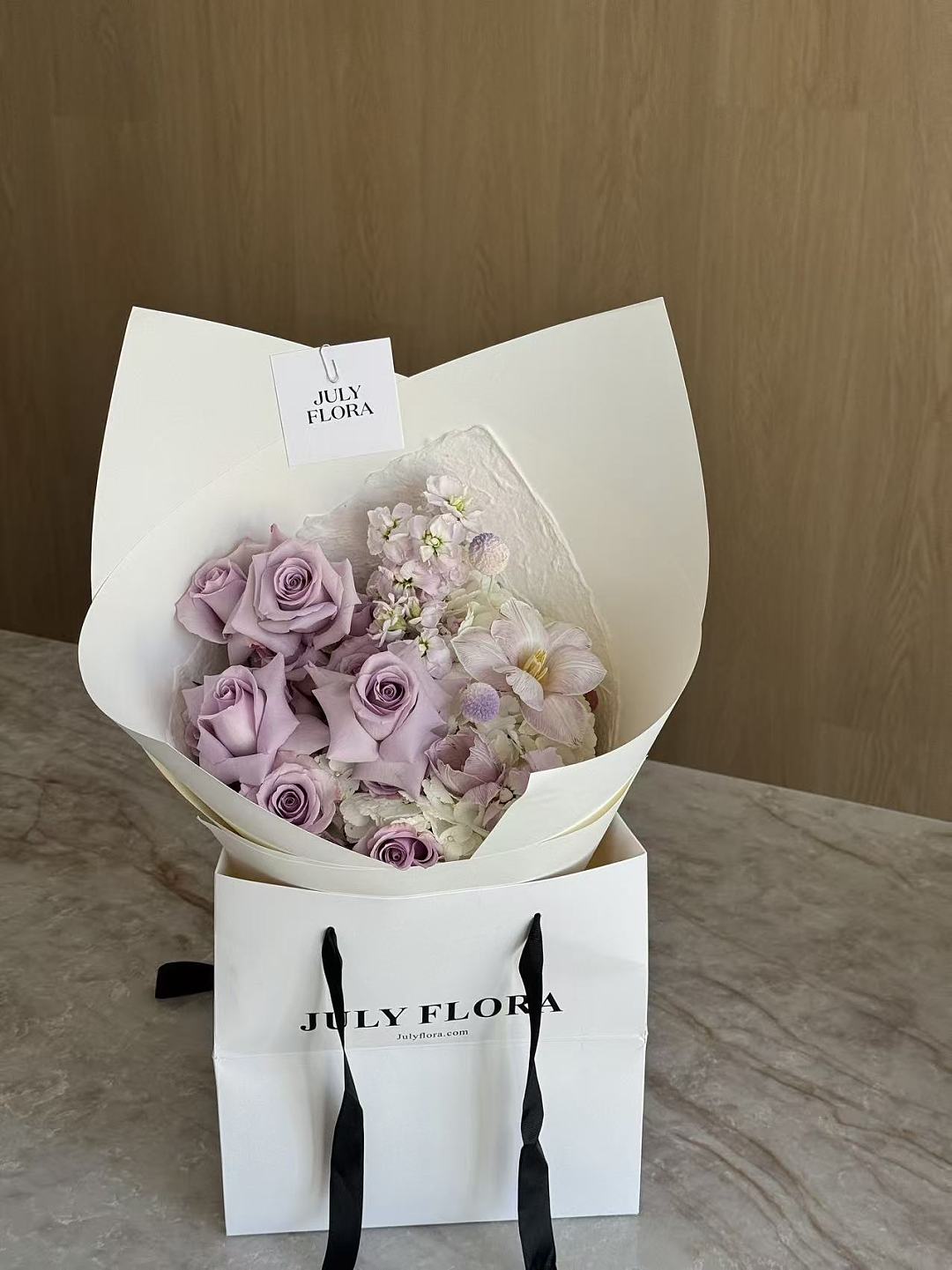 Romantic Purple Mixed Bouquet