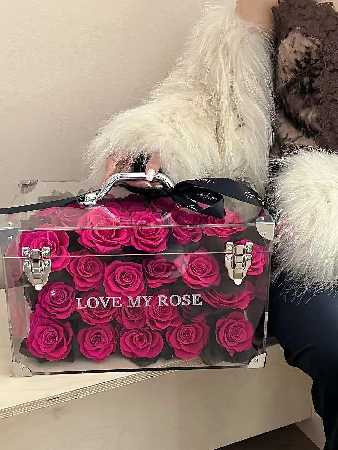 33 Preserved Rose Box (Pink Floyd)