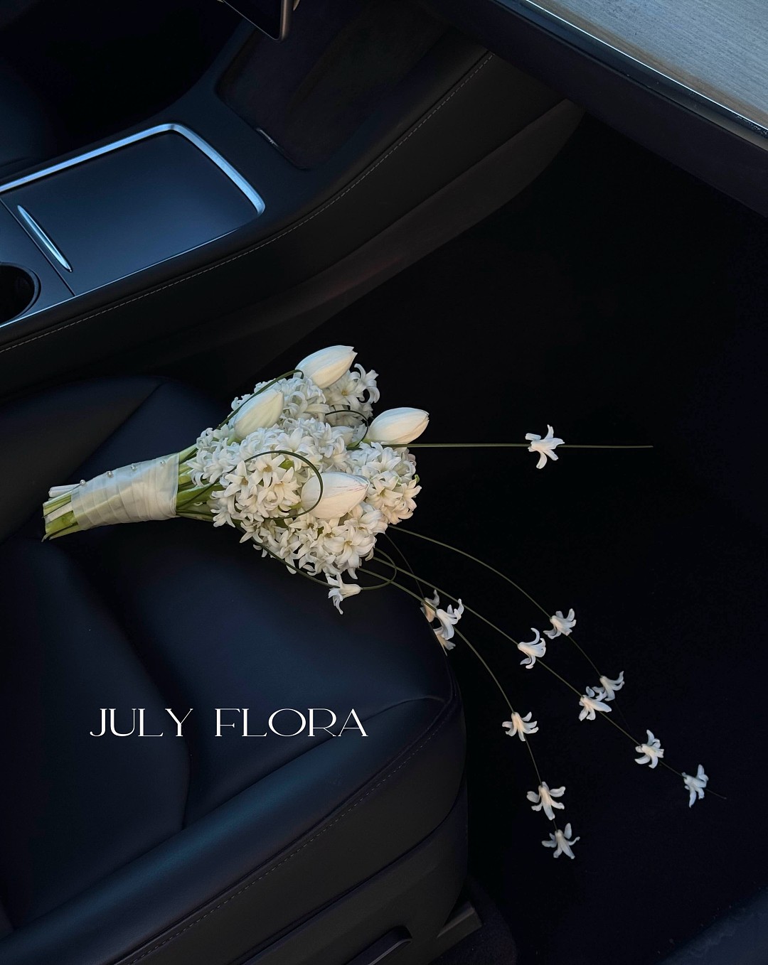 White Hyacinth & Tulips Bouquet