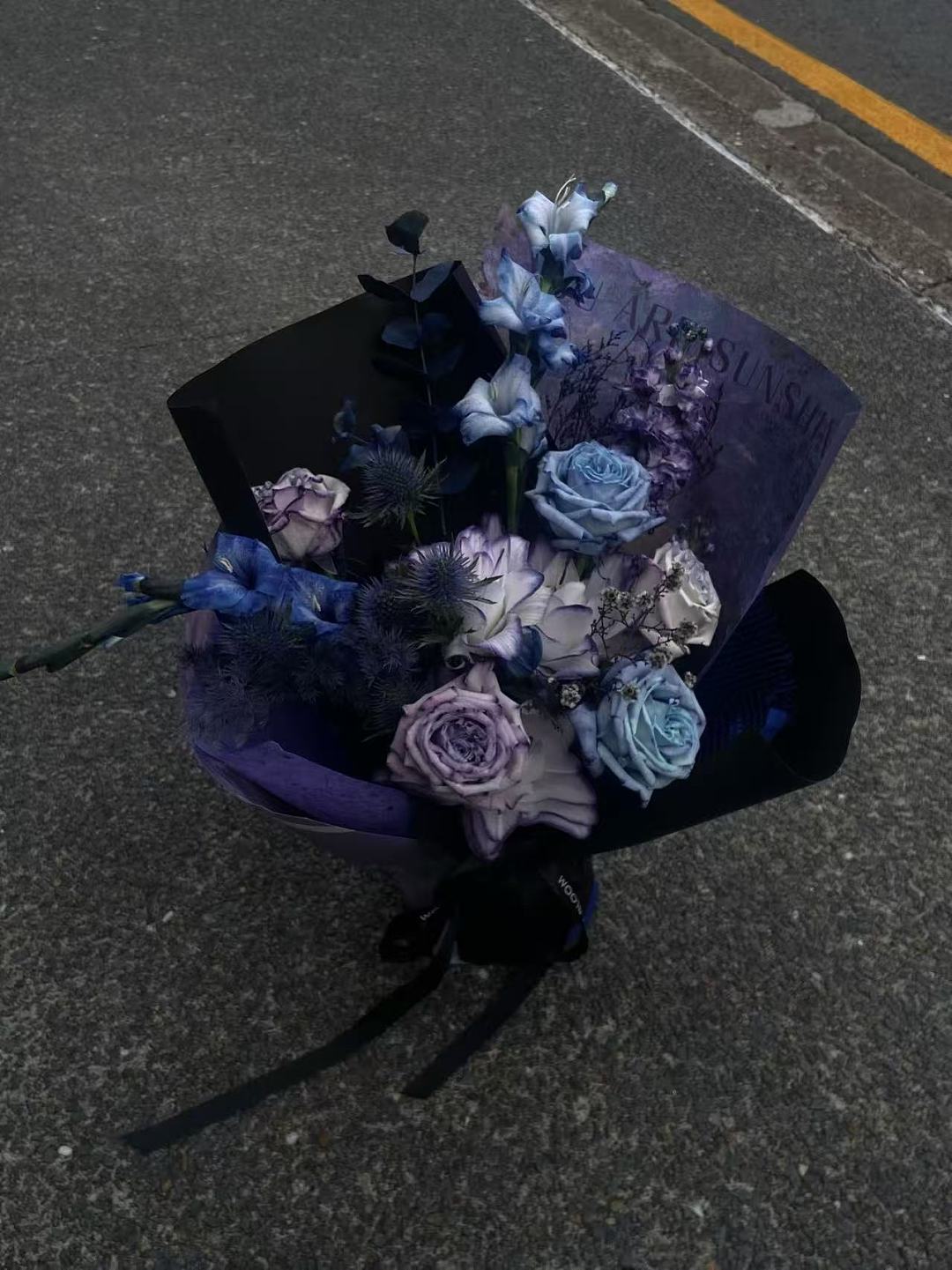 Dark blue&purple
