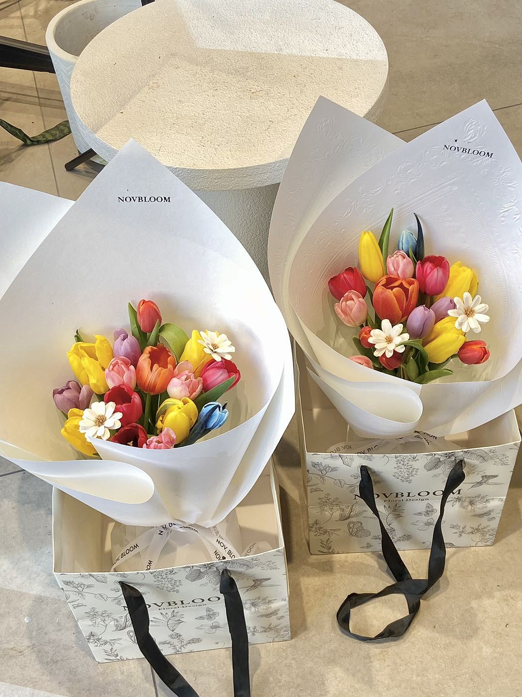 Colorful tulips