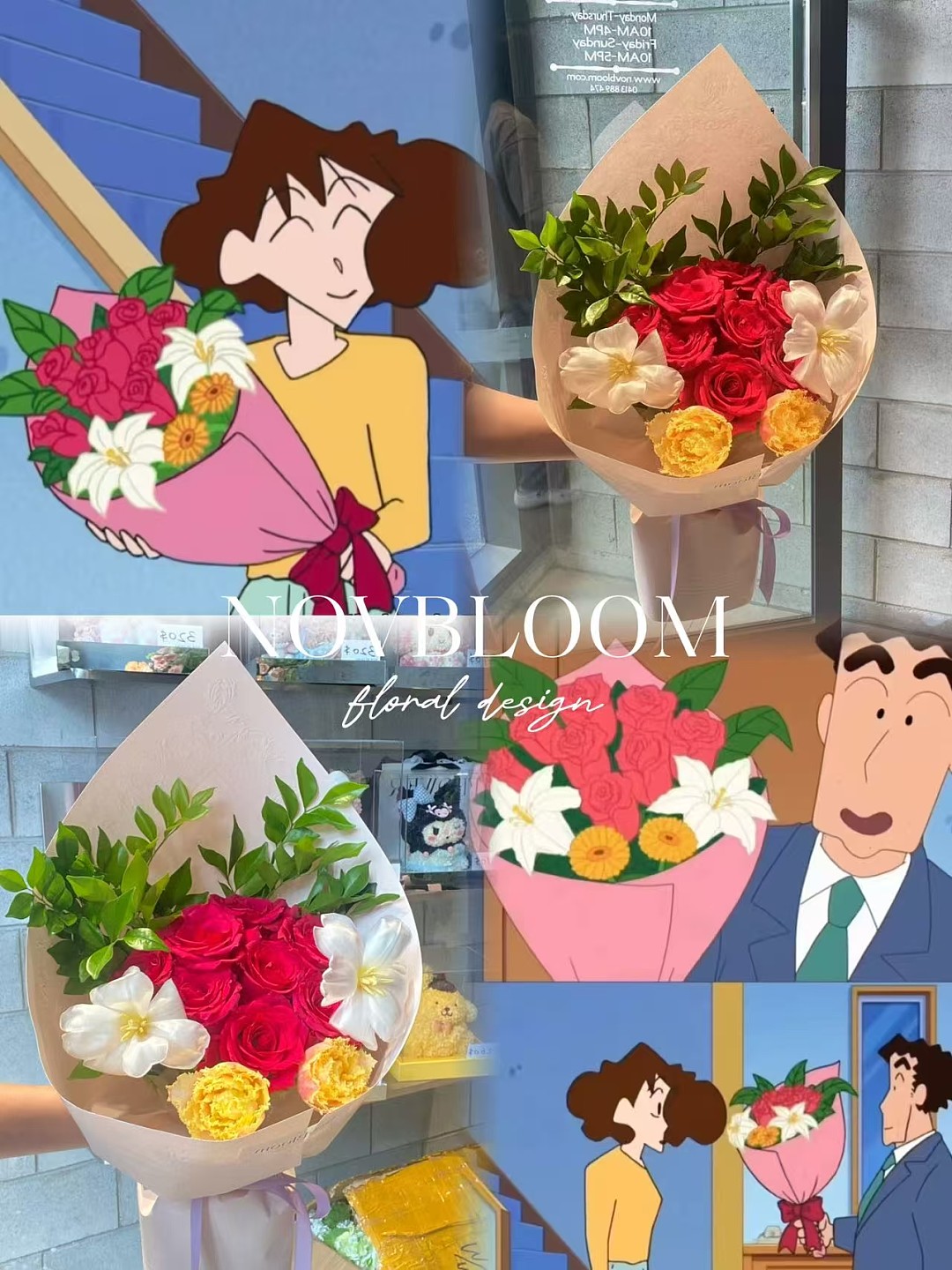Crayon Shin-chan bouquet
