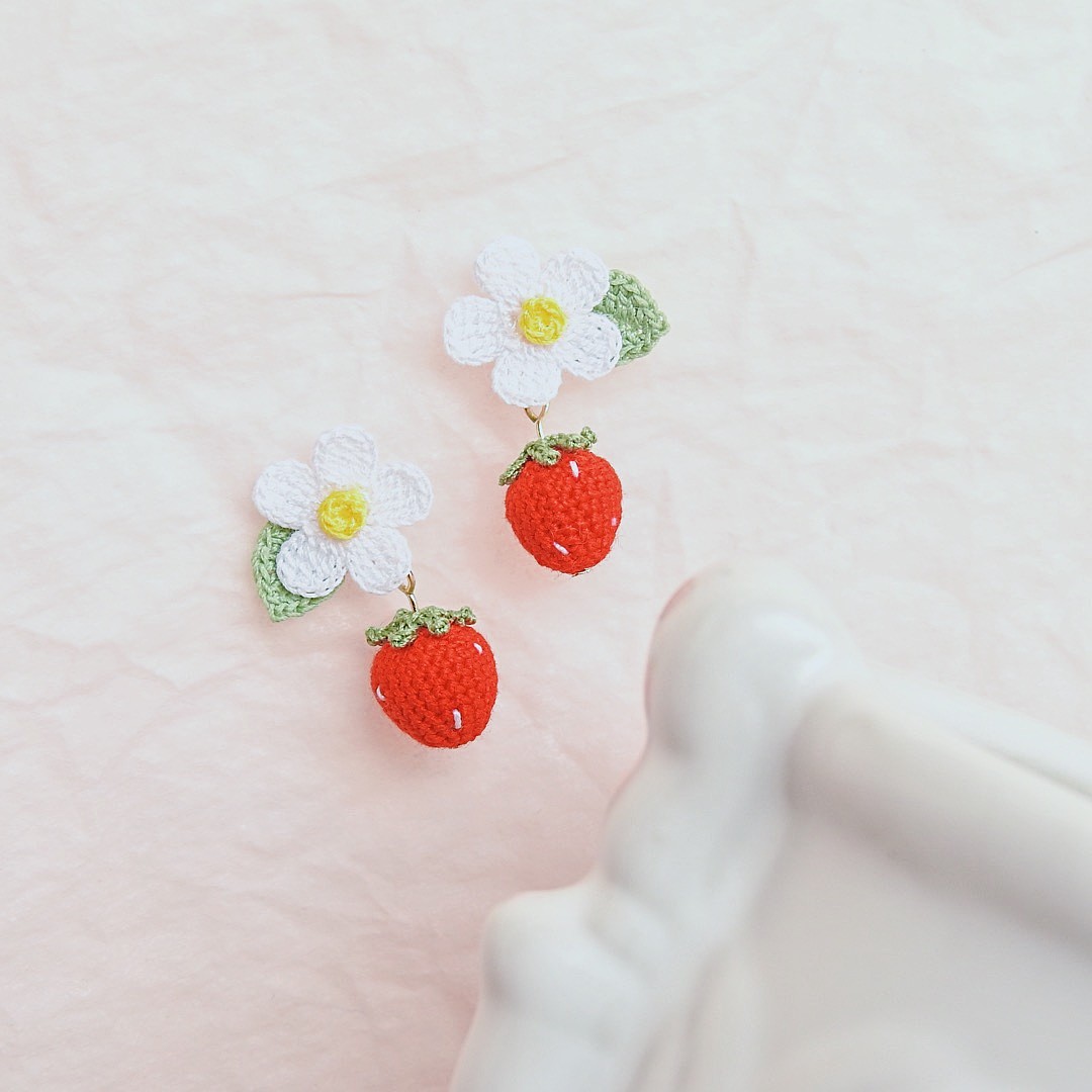 Sweet Strawberry Earrings