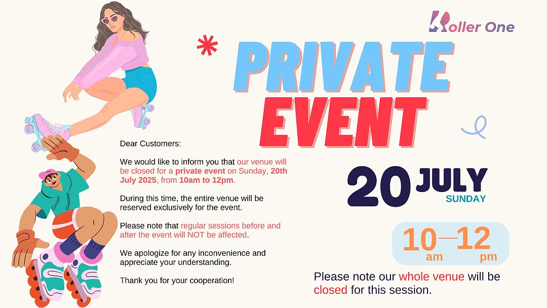 Private Event 20/07/2025 10am-12pm Private Event 20/07/2025 10am-12pm