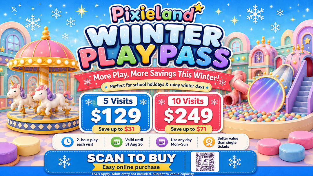 Winter School Holiday Play Pass — Save Up to $71