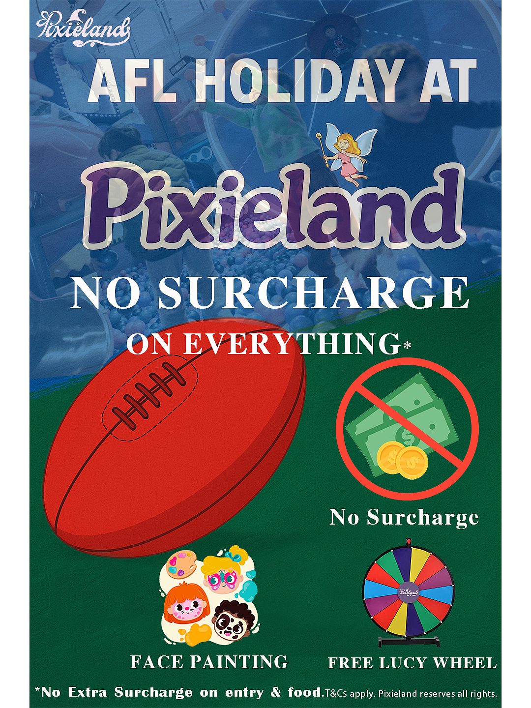 NO AFL Public Holiday SURCHARGE !!!