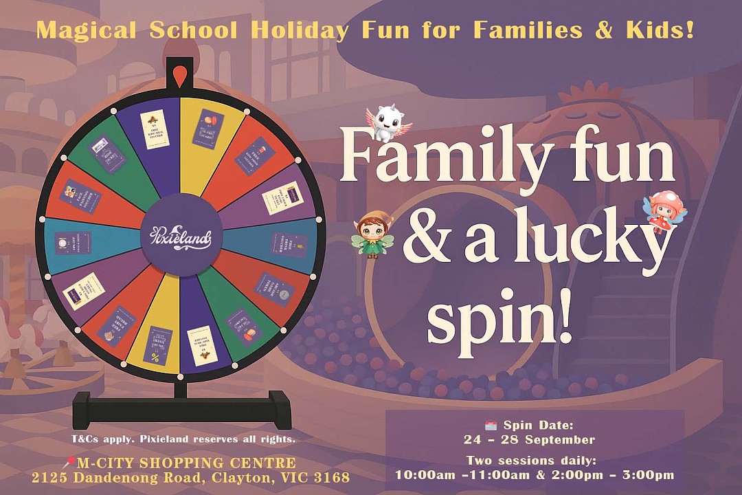Magical School Holiday Fun for Families & Kids! Free Lucky Wheel.(Week 1)