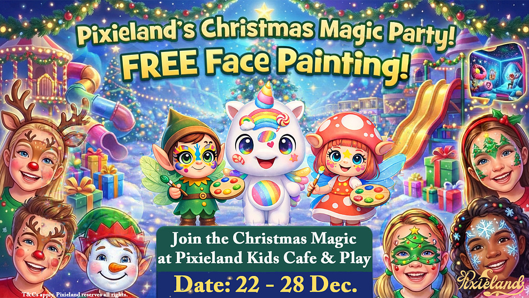 Christmas holiday Wave Two：Free Face Painting & Free Christmas Gift