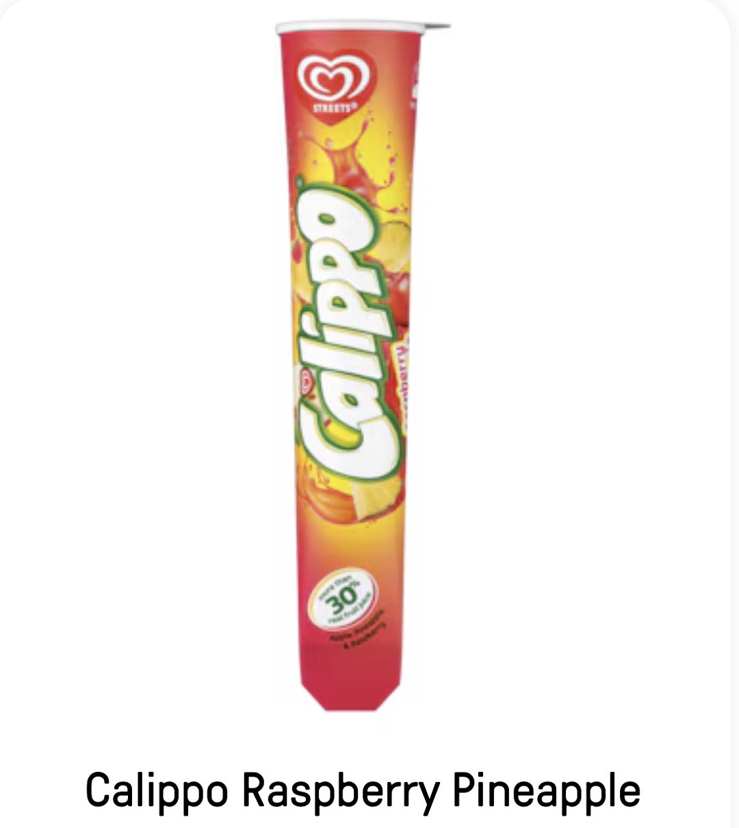 Calippo Raspberry Pineapple