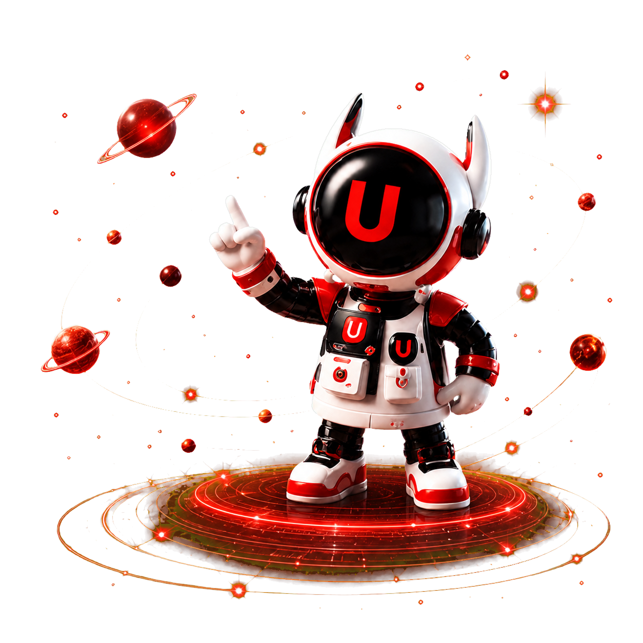 U Bowl space mascot