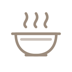 Steaming bowl icon