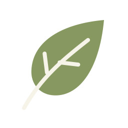 Fresh ingredient leaf icon