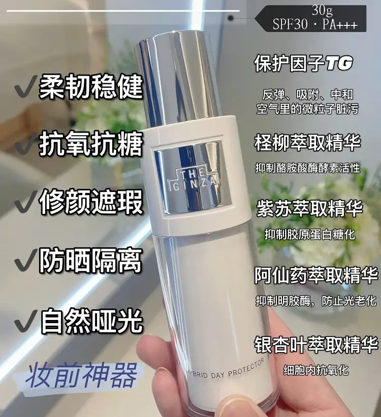 The Ginza隔离宇宙最强隔离霜30g THE GINZA HYBRID DAY PROTECT