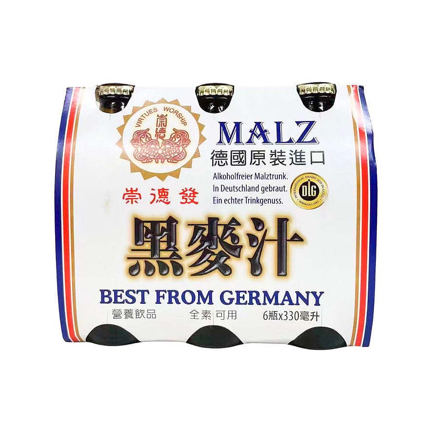 🇩🇪德國原裝進口崇德發天然黑麥汁(一手6入)